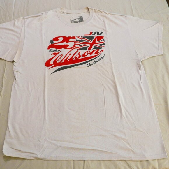 Justin Wilson Bada** Memorial T-Shirt, X-Large - Picture 1 of 5